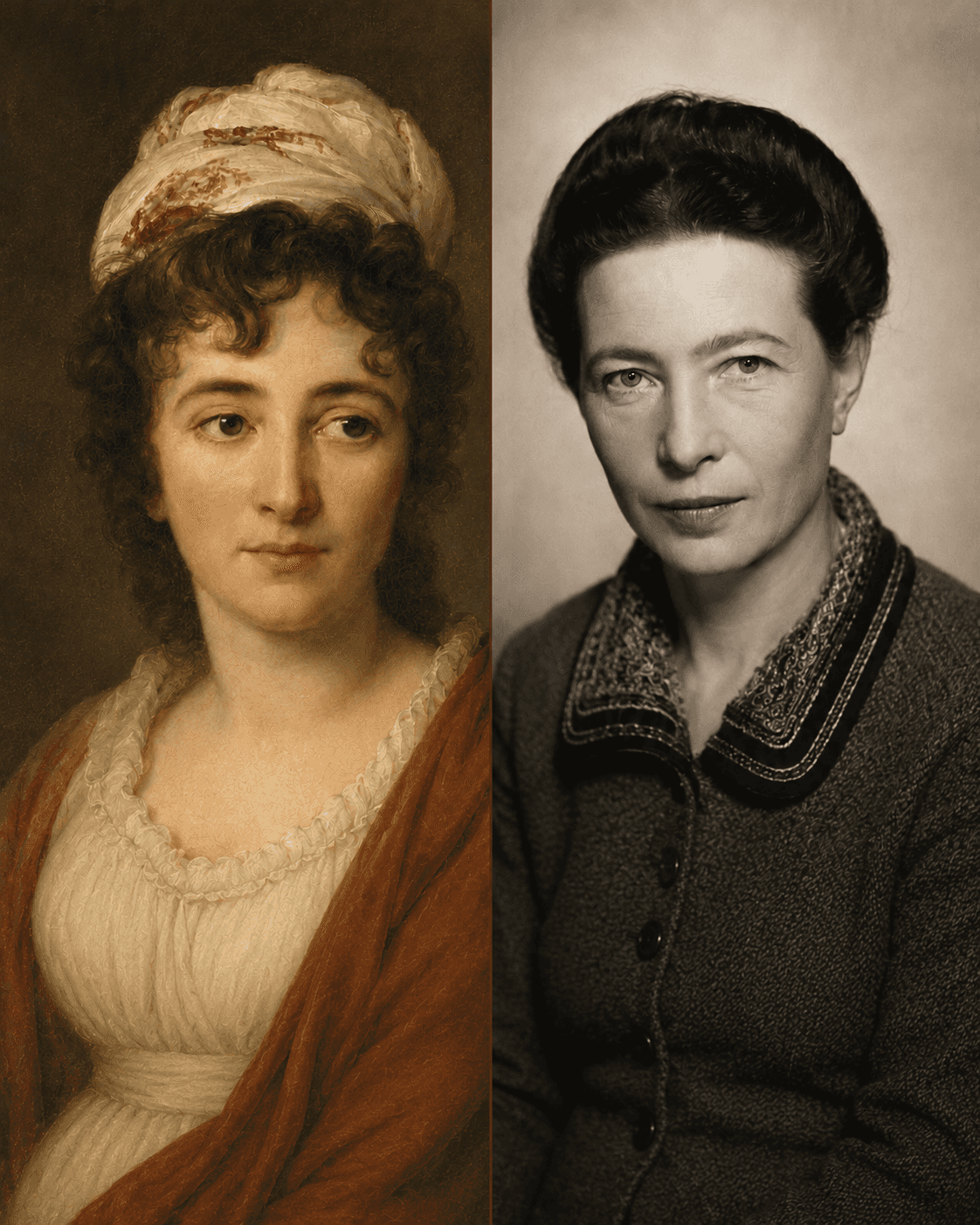 Féminités scandaleuses : Delphine de Germaine de Staël et Le Deuxième sexe de Simone de Beauvoir